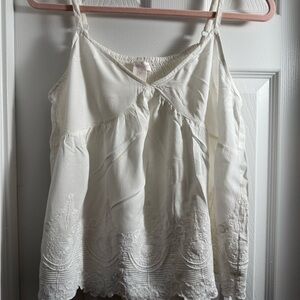 Shabby Chic Cream Embroidered Camisole
